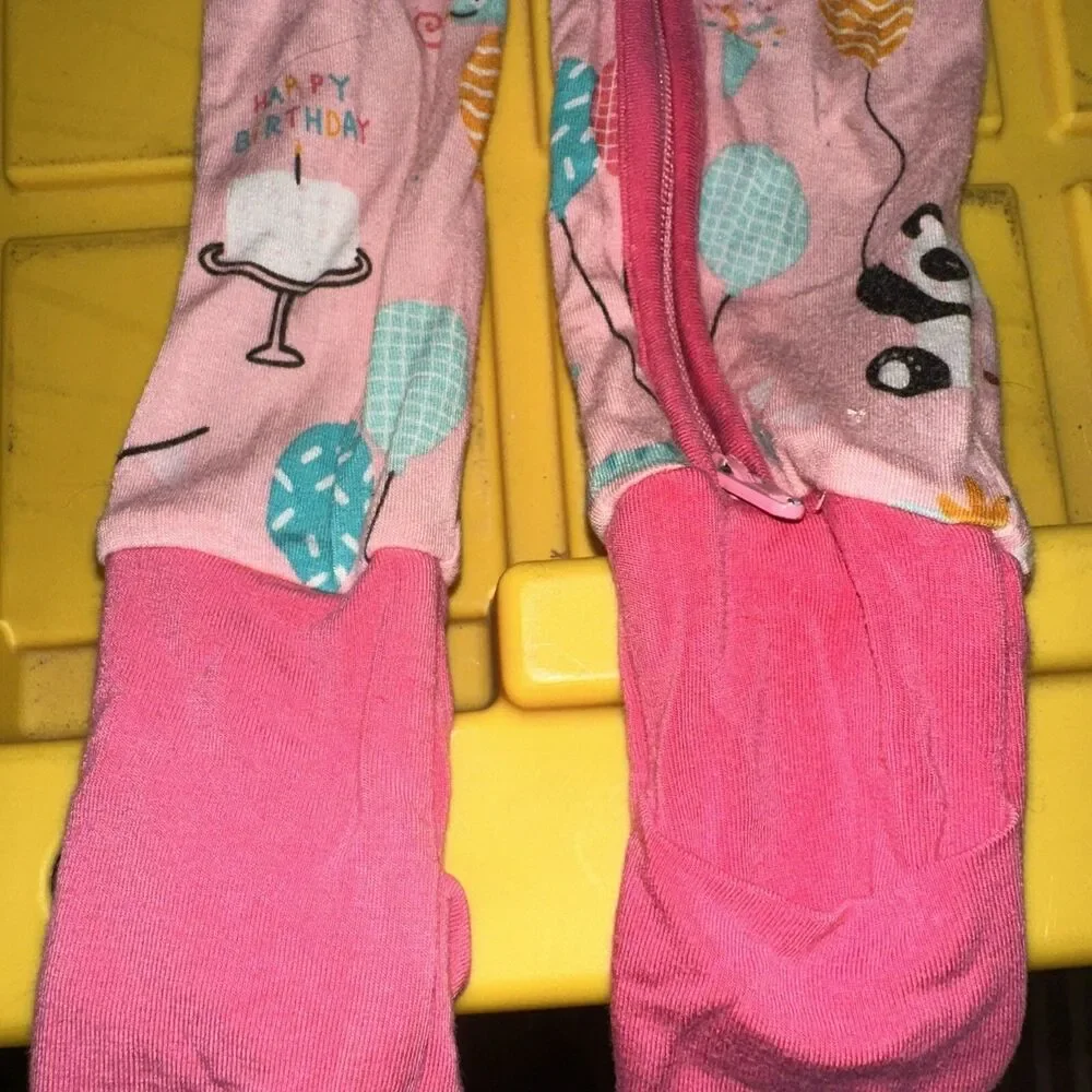 Little Sleepies Party Animals Pink 12/18